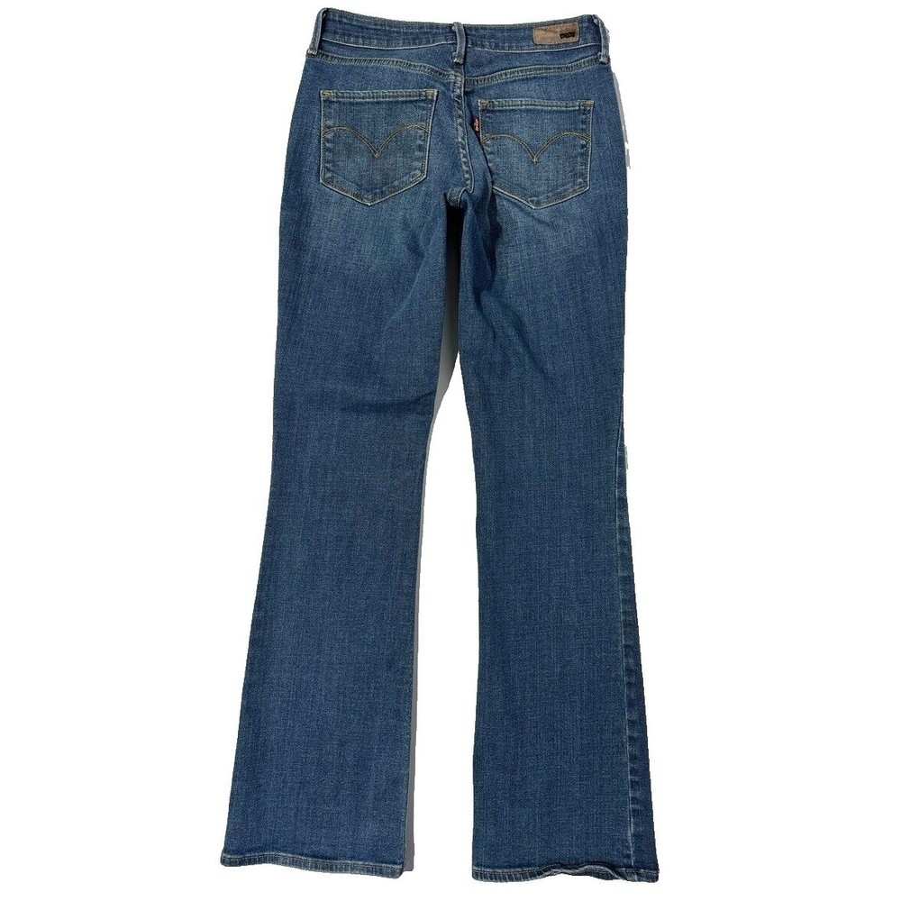 Levi's Bold Curve Classic Rise Boot Dark Wash Jeans Women’s Size 4M (27Wx31.5L) - Picture 2 of 10